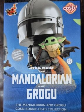 Hot Toys Cosbi Mandalorian & Grogu Bobble-Head Collection